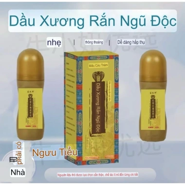 Dầu Nóng Xương Rắn Ngũ Độc Thanh Lăn 50ml - Giảm Đau Lưng Vai Gáy, Tê Nhức Xương Khớp, Mỏi Tay Chân, Giá Ưu Đãi 50.616₫ 6