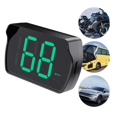 Đầu ô tô HUD hiển thị tốc độ GPS KMH MPH - Màn hình kỹ thuật số, giá ưu đãi 173k