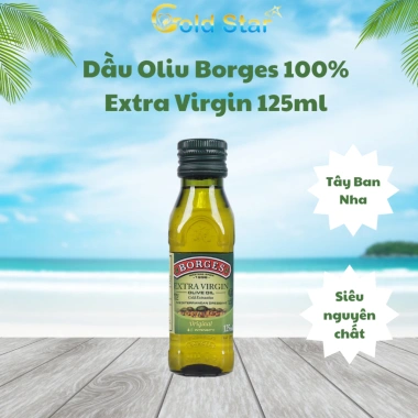 Dầu ôliu Extra Virgin 100% Borges 125ml - Giá chỉ 87.000đ, nguyên chất