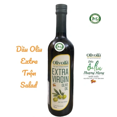 Dầu oliu Extra Virgin ép lạnh - Dinh dưỡng cao, thơm ngon cho salad & món ăn, 120k