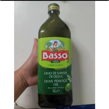 Dầu oliu nguyên chất Basso 1L nhập khẩu Ý - Giá ưu đãi 254k, tốt cho sức khỏe