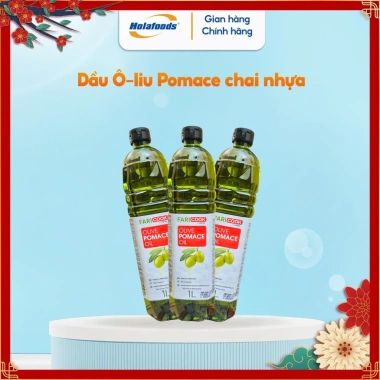 Dầu Ôliu Pomace 1 lít Faricook Farina 100% nguyên chất, chai nhựa, giảm còn 170.000 VND 1 Dầu Ôliu Pomace 1 lít Faricook Farina 100% nguyên chất, chai nhựa, giảm còn 170.000 VND 1