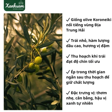 Dầu Olive Hữu Cơ 250ml Mani Hy Lạp – Ép lạnh, giảm giá 332k, 100% tự nhiên, tốt tim 3 Dầu Olive Hữu Cơ 250ml Mani Hy Lạp – Ép lạnh, giảm giá 332k, 100% tự nhiên, tốt tim 3