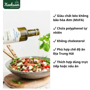 Dầu Olive Hữu Cơ 250ml Mani Hy Lạp – Ép lạnh, giảm giá 332k, 100% tự nhiên, tốt tim 5 Dầu Olive Hữu Cơ 250ml Mani Hy Lạp – Ép lạnh, giảm giá 332k, 100% tự nhiên, tốt tim 5