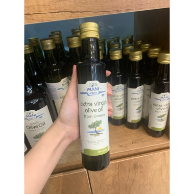 Dầu Olive Hữu Cơ 250ml Mani Hy Lạp – Ép lạnh, giảm giá 332k, 100% tự nhiên, tốt tim 10 Dầu Olive Hữu Cơ 250ml Mani Hy Lạp – Ép lạnh, giảm giá 332k, 100% tự nhiên, tốt tim 10