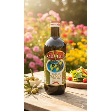 Dầu olive Pomace nguyên chất Olivital 1L nhập khẩu Ý - Giá 145.000, tốt cho sức khỏe Dầu olive Pomace nguyên chất Olivital 1L nhập khẩu Ý - Giá 145.000, tốt cho sức khỏe