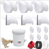 Đầu Ống Máng Ăn Gia Cầm Chống Mưa Nắng Ẩm, Chịu Nhiệt, Đa Dạng - 15k 5