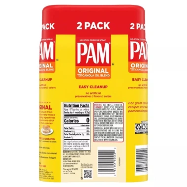 Dầu Pam ăn kiêng 0 calo dạng xịt 12oz - Giảm cân chiên xào ăn clean, chai mới 8