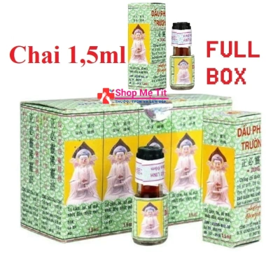 Dầu Phật Linh Trường Sơn 1,5ml - Giải cảm, ho, sổ mũi, nhức đầu, say nắng 105.000₫