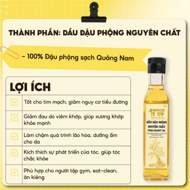 Dầu Phộng 100% Spoon It Up - Đậu Phộng Sẻ Quảng Nam, Tim Mạch, Ăn Sạch, 80.649 VND 4
