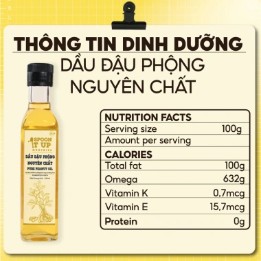 Dầu Phộng 100% Spoon It Up - Đậu Phộng Sẻ Quảng Nam, Tim Mạch, Ăn Sạch, 80.649 VND 6