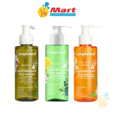 Dầu rửa mặt Compliment No Problem 150ml - Không khô, giảm mụn da dầu nhạy cảm