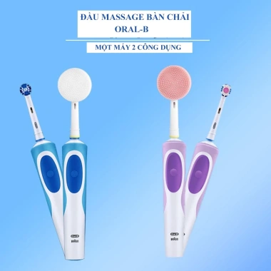 Đầu Rửa Mặt & Massage cho Bàn Chải Điện Oral-B - Siêu Nhẹ, Hiệu Quả, Giá 59.000đ