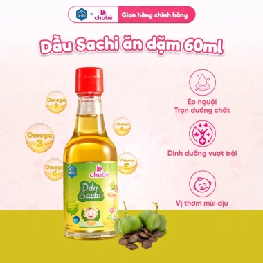 Dầu Sachi ăn dặm Lê Gia nguyên chất - giàu Omega 3-6-9, Vitamin E, hỗ trợ phát triển bé, dinh dưỡng tối ưu - Giá 102.000đ