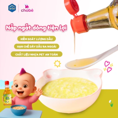 Dầu Sachi ăn dặm Lê Gia nguyên chất - giàu Omega 3-6-9, Vitamin E, hỗ trợ phát triển bé, dinh dưỡng tối ưu - Giá 102.000đ 2 Dầu Sachi ăn dặm Lê Gia nguyên chất - giàu Omega 3-6-9, Vitamin E, hỗ trợ phát triển bé, dinh dưỡng tối ưu - Giá 102.000đ 2