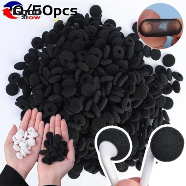 Đầu tai nghe xốp 18mm giặt được - Đệm chặn tiếng ồn 20/50PC tập thể dục du lịch