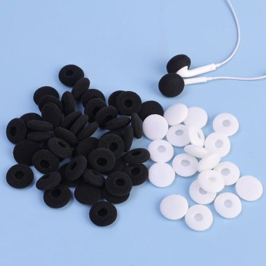 Đầu tai nghe xốp 18mm giặt được - Đệm chặn tiếng ồn 20/50PC tập thể dục du lịch 8