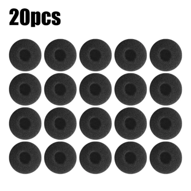 Đầu tai nghe xốp 18mm giặt được - Đệm chặn tiếng ồn 20/50PC tập thể dục du lịch 10