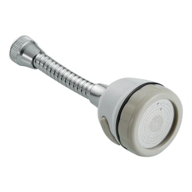 Đầu tăng áp 3 chế độ phun cho vòi bồn rửa, xoay 360 độ màu trắng sữa giá 30.000₫