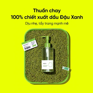 Dầu Tẩy Trang Beplain Mung Bean 200ml - Làm sạch sâu, không dầu, Giá 240k 3 Dầu Tẩy Trang Beplain Mung Bean 200ml - Làm sạch sâu, không dầu, Giá 240k 3