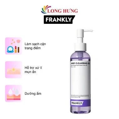 Dầu tẩy trang Frankly Deep Oil 200ml - Làm sạch mụn ẩn, đầu đen, giá 319.000 VND 2