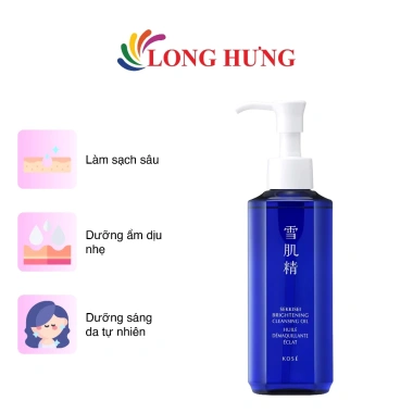 Dầu tẩy trang Kose Sekkisei Brightening Cleansing Oil 150ml/30ml - Giá chỉ 169.000 VND, giảm so với 216.320 VND 2