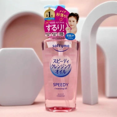 Dầu tẩy trang Kosé Softymo 240ml - Làm sạch sâu, dưỡng ẩm, giảm giá 169k