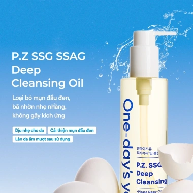 Dầu tẩy trang ONE DAY'S YOU SSG SSAC Deep Cleansing Oil 200ml - Sạch sâu, giảm mụn đầu đen, giá ưu đãi 383.900₫