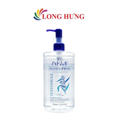 Dầu tẩy trang Ý Dĩ Hatomugi Kumano Reihaku 500ml - Làm sạch sâu, dưỡng ẩm, giá 189k 7