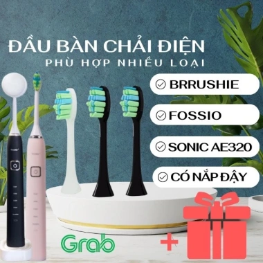 Đầu thay thế Bàn Chải Điện Brushie, Fossio, Hangy, Sonic AE320, Halio Sonic - Giá chỉ 21.000₫