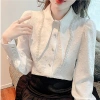 Đầu Thu Nữ Pháp Ngọt Ngào – Áo Sơ Mi Trắng Cổ Phồng Dài Tay, Giá 288.567₫ 5