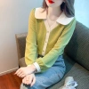 Đầu Thu Nữ Pháp Ngọt Ngào – Áo Sơ Mi Trắng Cổ Phồng Dài Tay, Giá 288.567₫ 7