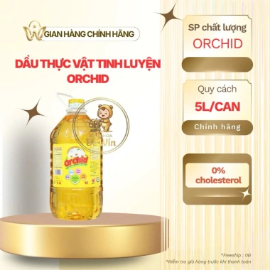 Dầu Thực Vật ORCHID 5L - Đa năng, bảo vệ đồ gia dụng, giá khuyến mãi 215.000 VND