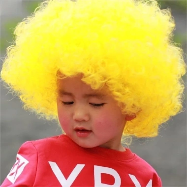 Đầu Tóc Giả Afro Xoăn Nam Nữ - Disco & Cosplay, Giá Khuyến Mãi 47.500₫ 8