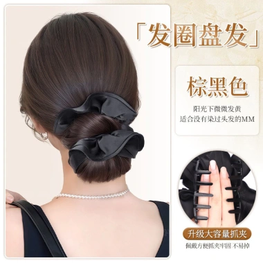 Đầu tóc giả kẹp lông tơ không khí tự nhiên Hoabud - Tiện lợi làm đẹp, chỉ 65k
