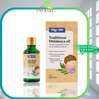 Dầu Tràm Huế Xưa Myxen 50ml Nguyên Chất Chính Hãng Dùng Cho Bé Sơ Sinh A386 - Giá ưu đãi 100k