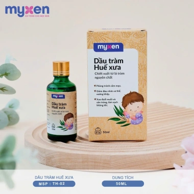 Dầu Tràm Huế Xưa Myxen 50ml Nguyên Chất Chính Hãng Dùng Cho Bé Sơ Sinh A386 - Giá ưu đãi 100k