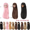 Đầu trang điểm thực hành AHYS 29-32cm tóc dài trắng Tan Skin - Đầu búp bê BJD 11.5 inch, giá ưu đãi 74.800đ