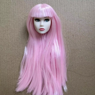 Đầu trang điểm thực hành AHYS 29-32cm tóc dài trắng Tan Skin - Đầu búp bê BJD 11.5 inch, giá ưu đãi 74.800đ