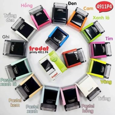Dấu Trodat 4.911P4 14x38mm - Giảm giá, chỉ 110.000 VNĐ, văn phòng phẩm chất lượng