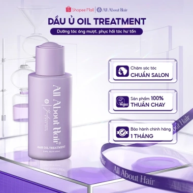 Dầu ủ dưỡng tóc AAH Oil Treatment 100ml – Phục hồi tóc hư nặng sau tẩy, nhuộm, uốn, sấy, giá 285.000₫ 2 Dầu ủ dưỡng tóc AAH Oil Treatment 100ml – Phục hồi tóc hư nặng sau tẩy, nhuộm, uốn, sấy, giá 285.000₫ 2