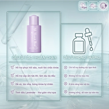 Dầu ủ dưỡng tóc AAH Oil Treatment 100ml – Phục hồi tóc hư nặng sau tẩy, nhuộm, uốn, sấy, giá 285.000₫ 5 Dầu ủ dưỡng tóc AAH Oil Treatment 100ml – Phục hồi tóc hư nặng sau tẩy, nhuộm, uốn, sấy, giá 285.000₫ 5