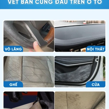 Dầu vệ sinh ô tô, sofa, ghế da 500ml - Tẩy bẩn cứng đầu, khử mùi, hương dễ chịu 124k 5