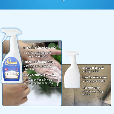 Dầu vệ sinh ô tô, sofa, ghế da 500ml - Tẩy bẩn cứng đầu, khử mùi, hương dễ chịu 124k 8