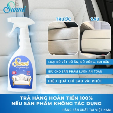 Dầu vệ sinh ô tô, sofa, ghế da 500ml - Tẩy bẩn cứng đầu, khử mùi, hương dễ chịu 124k 10