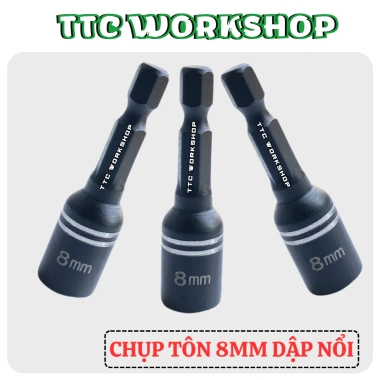 Đầu vít tôn SNZO 8mm nam châm chống trượt, chống ăn mòn, chuôi lục giác - 42.000đ