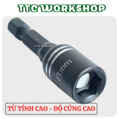 Đầu vít tôn SNZO 8mm nam châm chống trượt, chống ăn mòn, chuôi lục giác - 42.000đ