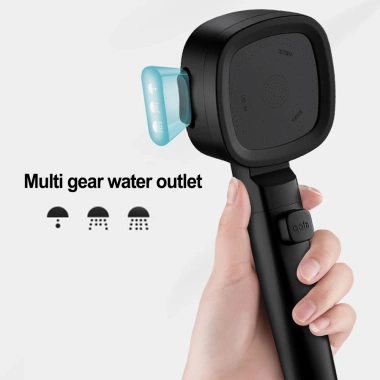 Đầu vòi hoa sen áp suất cao 3 chế độ, nút bật tắt - Giá 96.059đ 2
