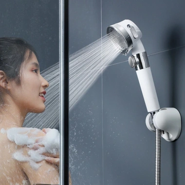Đầu Vòi Hoa Sen Áp Suất Cao, Tiết Kiệm Nước, Điều Chỉnh Dễ Dàng - Chỉ 100.000đ