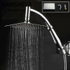 Đầu vòi hoa sen NAMSHEVA thép không gỉ vuông 20mm, áp suất cao, cánh tay mở rộng - Giá ưu đãi 135k